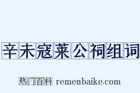 辛未寇莱公祠组词是什么意思的图片
